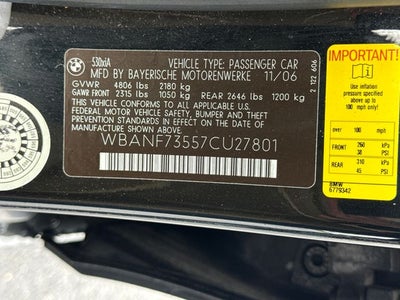 2007 BMW 5 Series 530xi