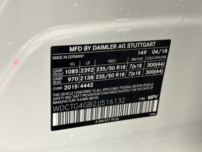 2018 Mercedes-Benz GLA GLA 250 4MATIC®