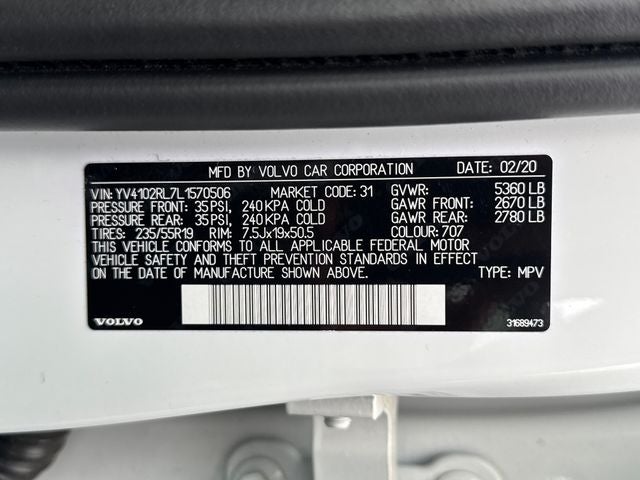 2020 Volvo XC60 T5 Inscription