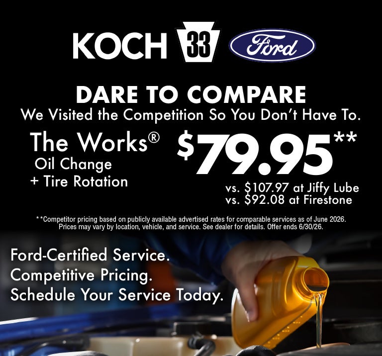 $79.95** The Works® Oil Change + Tire Rotation
