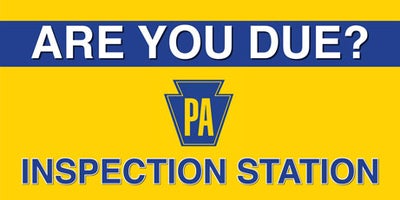 Complimentary PA State Safety Inspection